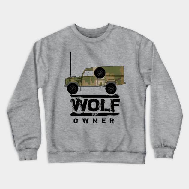 Land Rover Wolf/TUM Crewneck Sweatshirt by Mindwisp